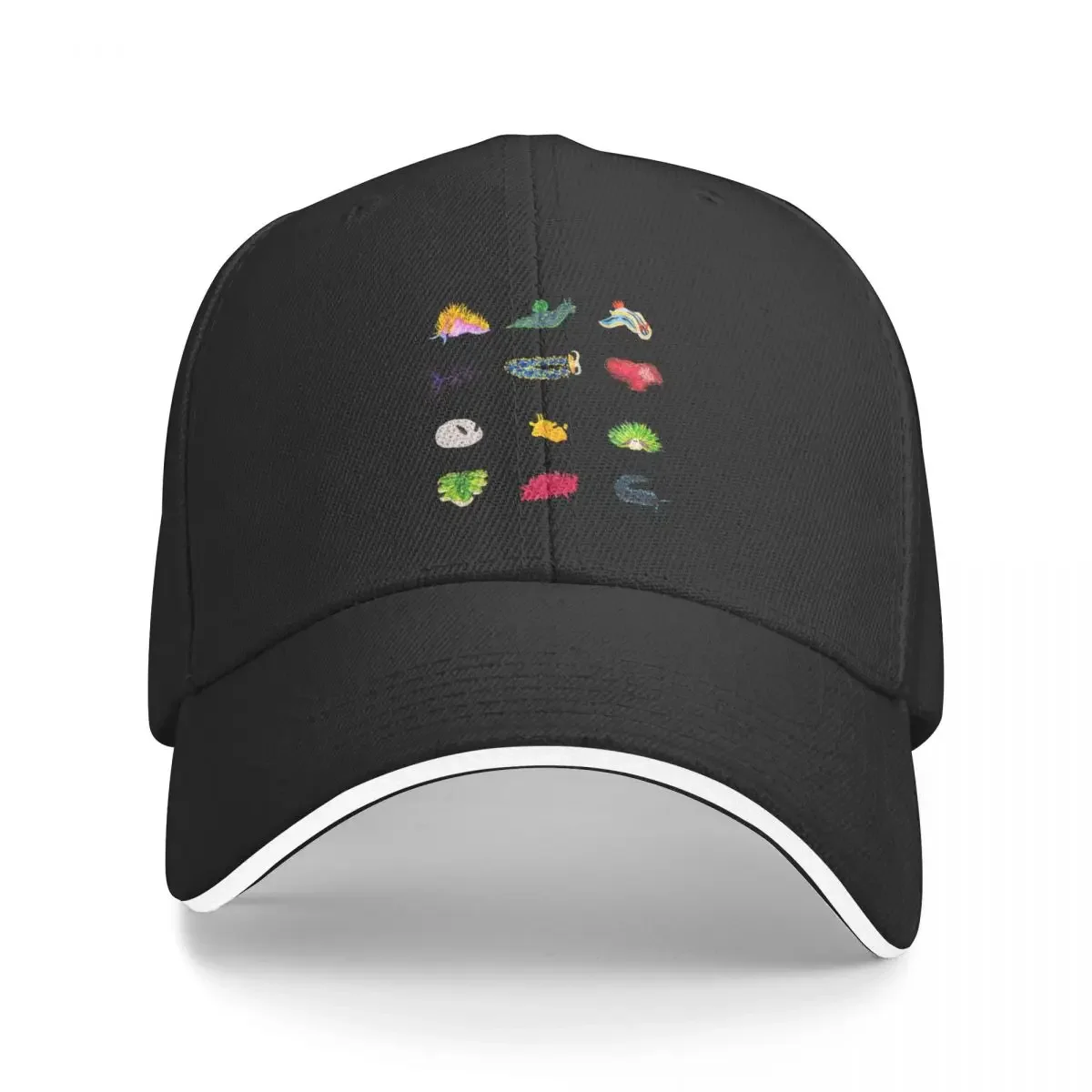 Nudibranchs Of the World Watercolor Print Baseball Cap Trucker Hat Mountaineering Women's Golf Clothing Men's