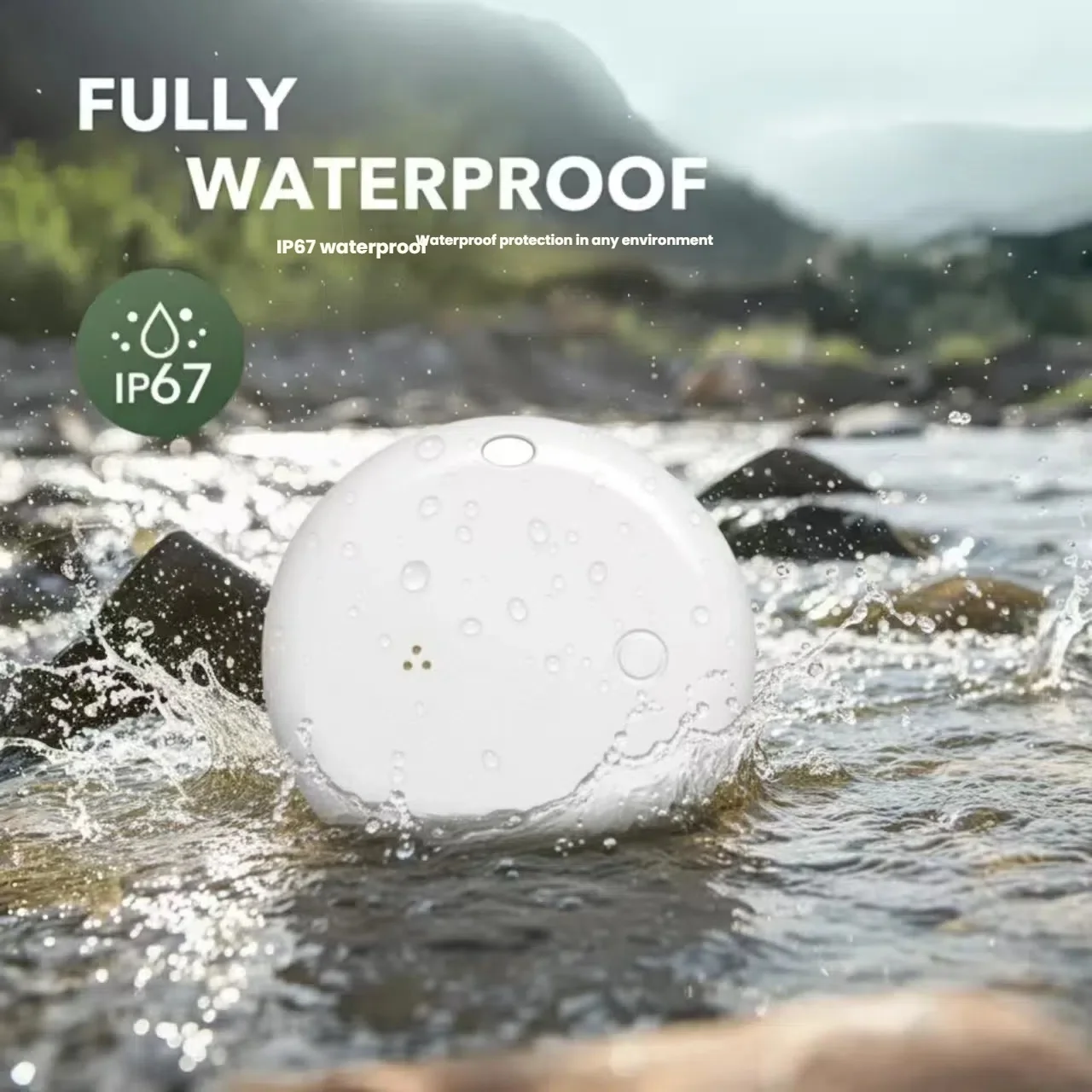 IOS Android Universal Air Tag Intelligent Locator Anti-Lost and Waterproof Global Locator for Old People and Children Pets.