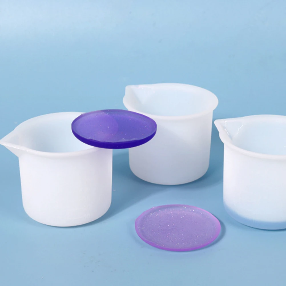 

6 Pcs Silicone Measuring Cups Epoxy Resin Mixing Tools Mini Containers Craft Supplies Diy Material Perfect Fit