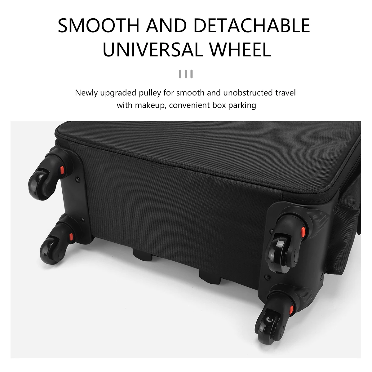 Travel Necessary Waterproof High-capacity New Barber Cosmetic Case for Beauty Brush Makeup Bag With Rolling Outgoing Tools Trunk