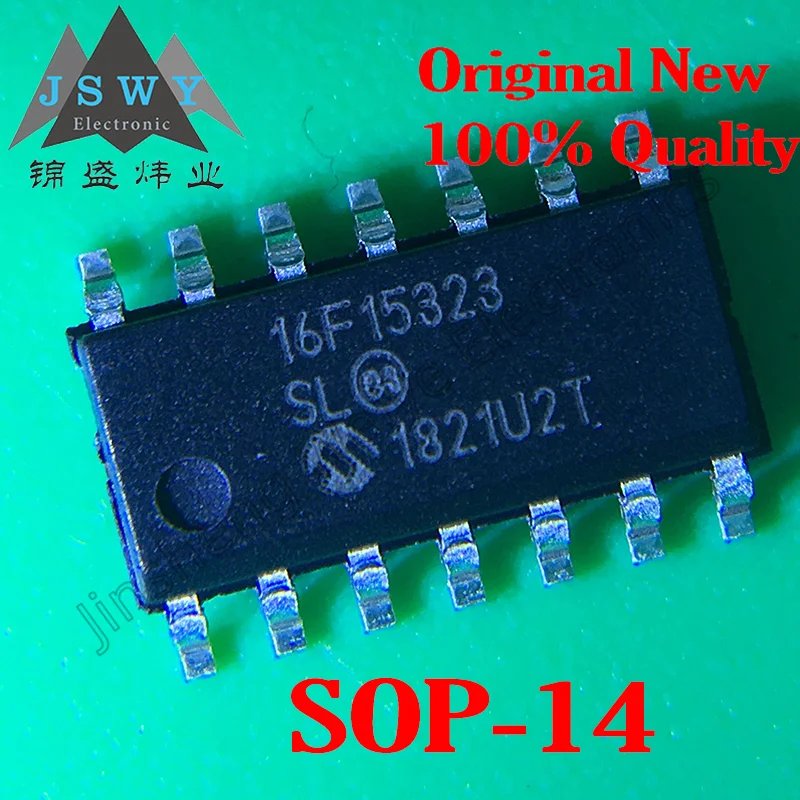 

(5/20 pieces) PIC16F15323T-I/SL SOP-14 PIC16F15323T-I/8 channels 12-bit ADC/8KB Flash/New original stock Electronics