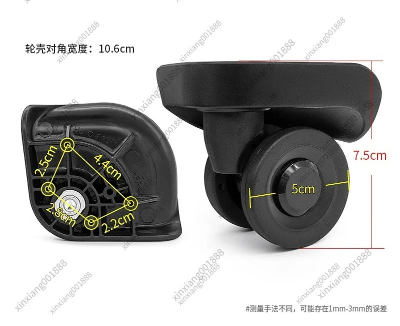 For Roger LOJEL Luggage Replacement Wheels HL C-F1375 Genuine Silent Universal Caster Trolley Repair Accessories
