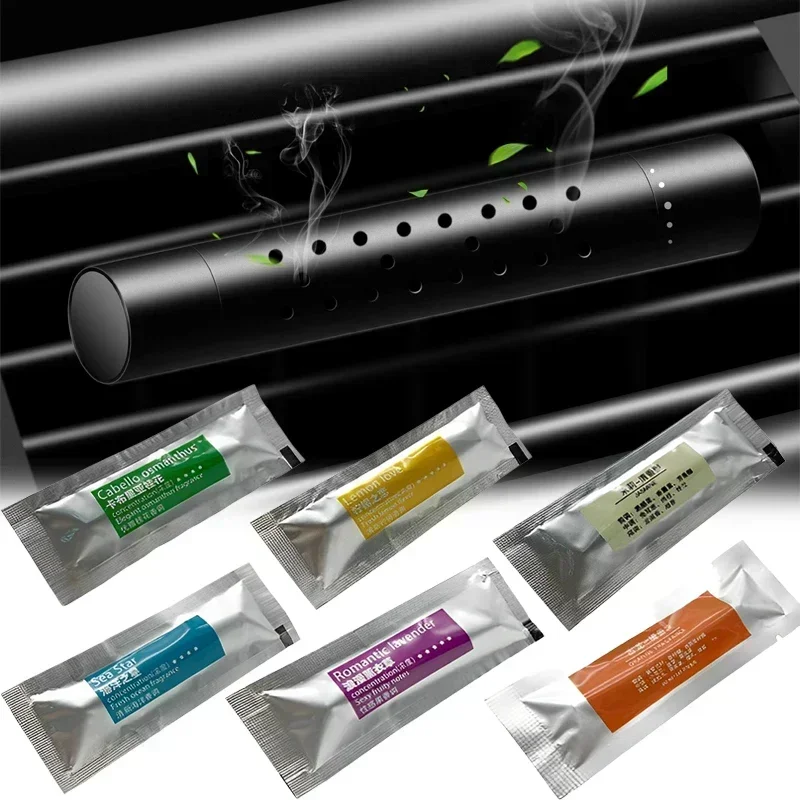 Car Air FreshenerCar Perfume Car Styling Solid Diffuser Stick Replacement Cores Conditioning Air Vent Perfum