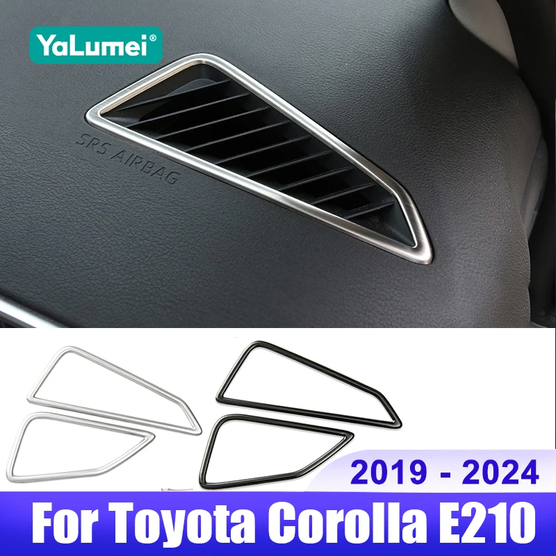 

For Toyota Corolla E210 2019 2020 2021 2022 2023 2024 Hybrid Car Dashboard Conditioning Air Vent Outlet Trim Cover Accessories