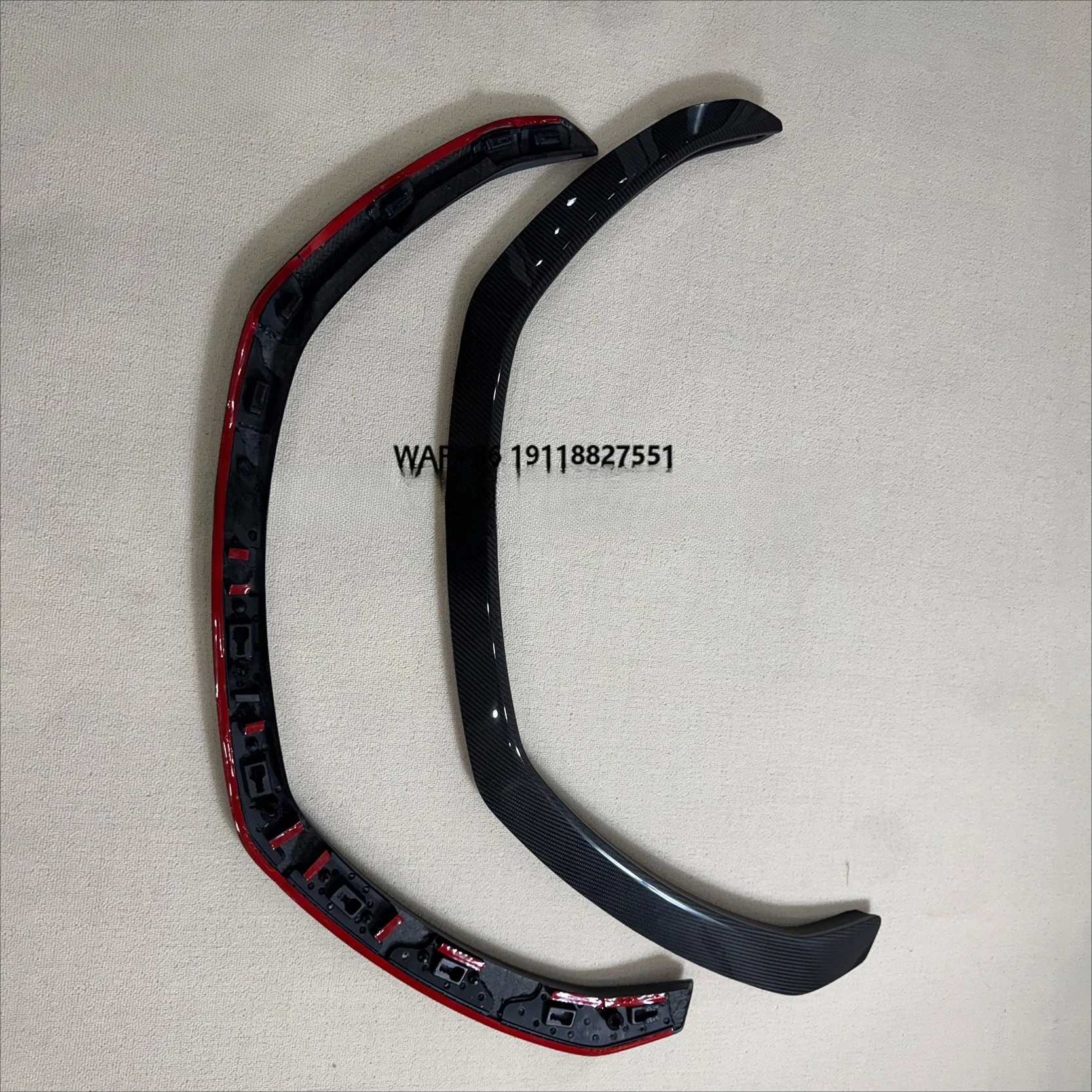 

For Urus Carbon Fiber Front Fender Liner Wheel Arch Trim OE 4ML853717 4ML853718