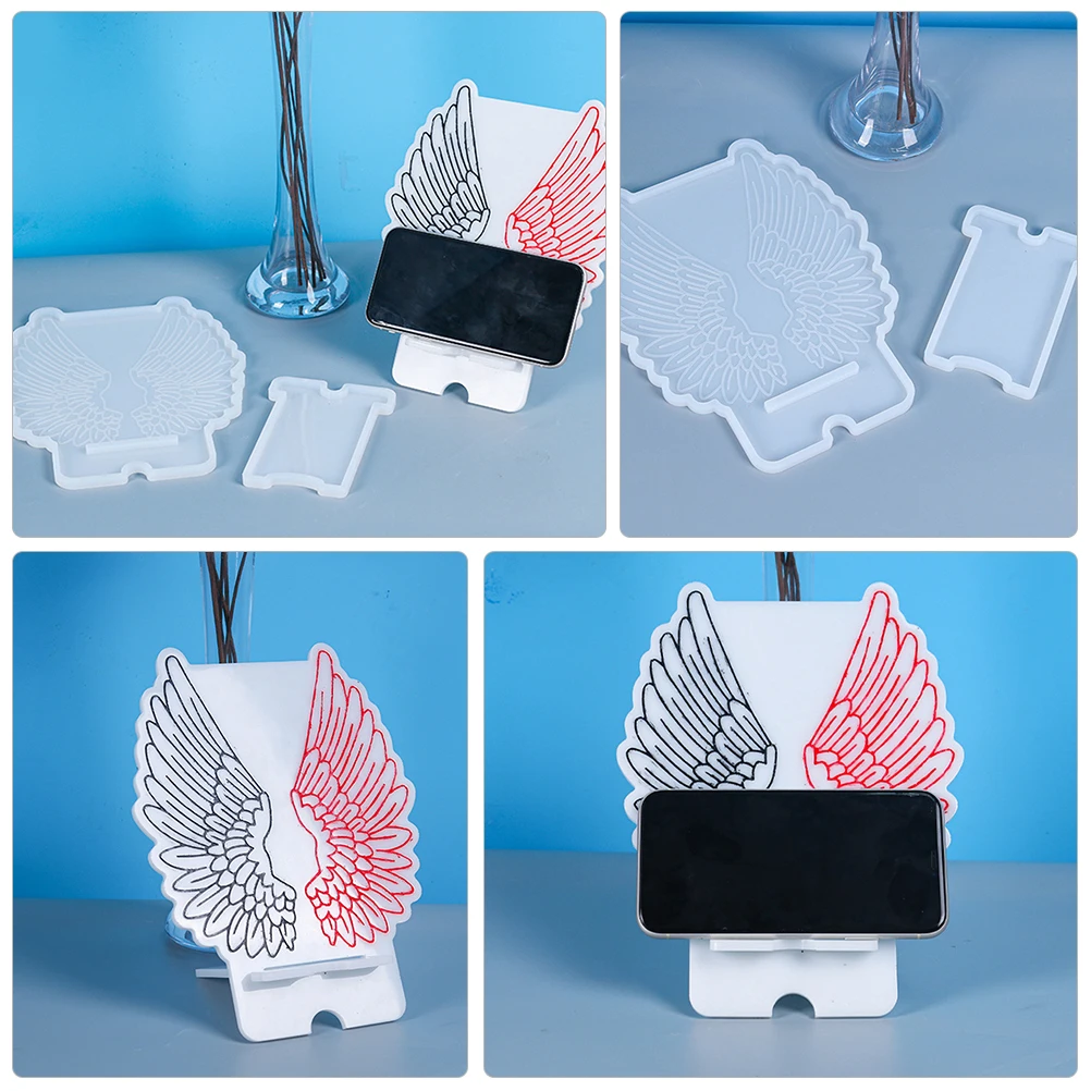 

Mobile Phone Holder Mold Cellphone Stand Crystal Reverse Mould Silicone Die Silica Gel Support