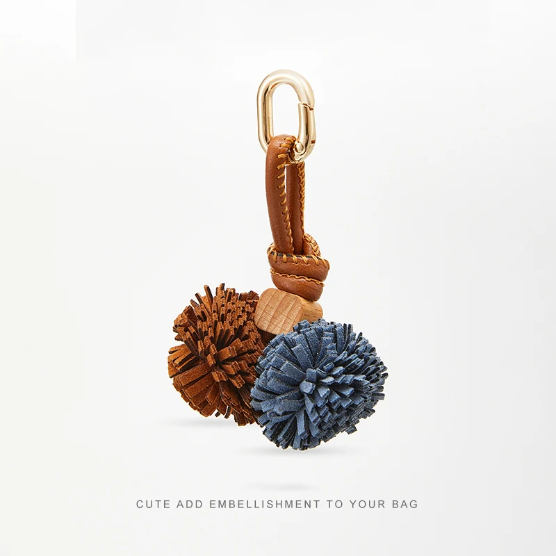 Exquisite Flower Multiple Colors Small Bag Charm Keychain DIY Handmade Matching Shoe Accessories Bag  Accessories