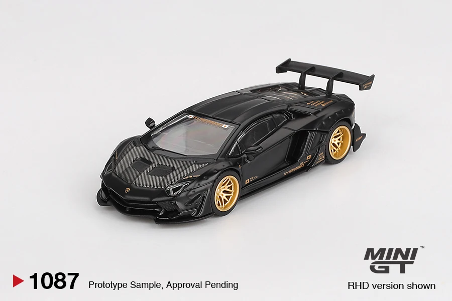 

МИНИГТ 1/64 ЛБ ★ WORKS Lamborghini Limited Edition матовый черный MGT01087-CH автомобильная литая под давлением металлическая модель детские игрушки для мальчиков