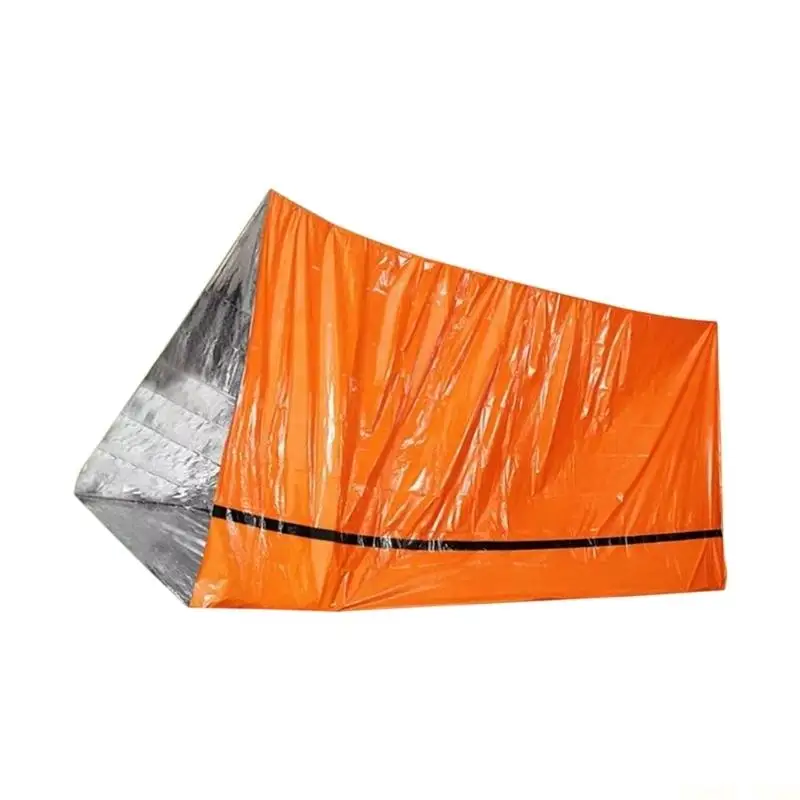 U2JB High Performances Aluminum Film Emergency Tent For Warmth Retention And Thermals Reflection In Harsh Outdoor Condition