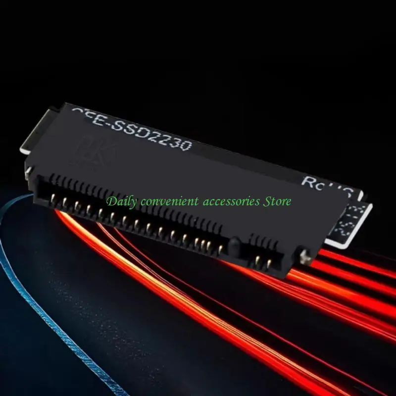97QB السرعة السريعة M.2 NVME 2230 بطاقة تحويل القرص الصلبة لـ Express Type B دعم سرعات نقل ميجابايت/ثانية