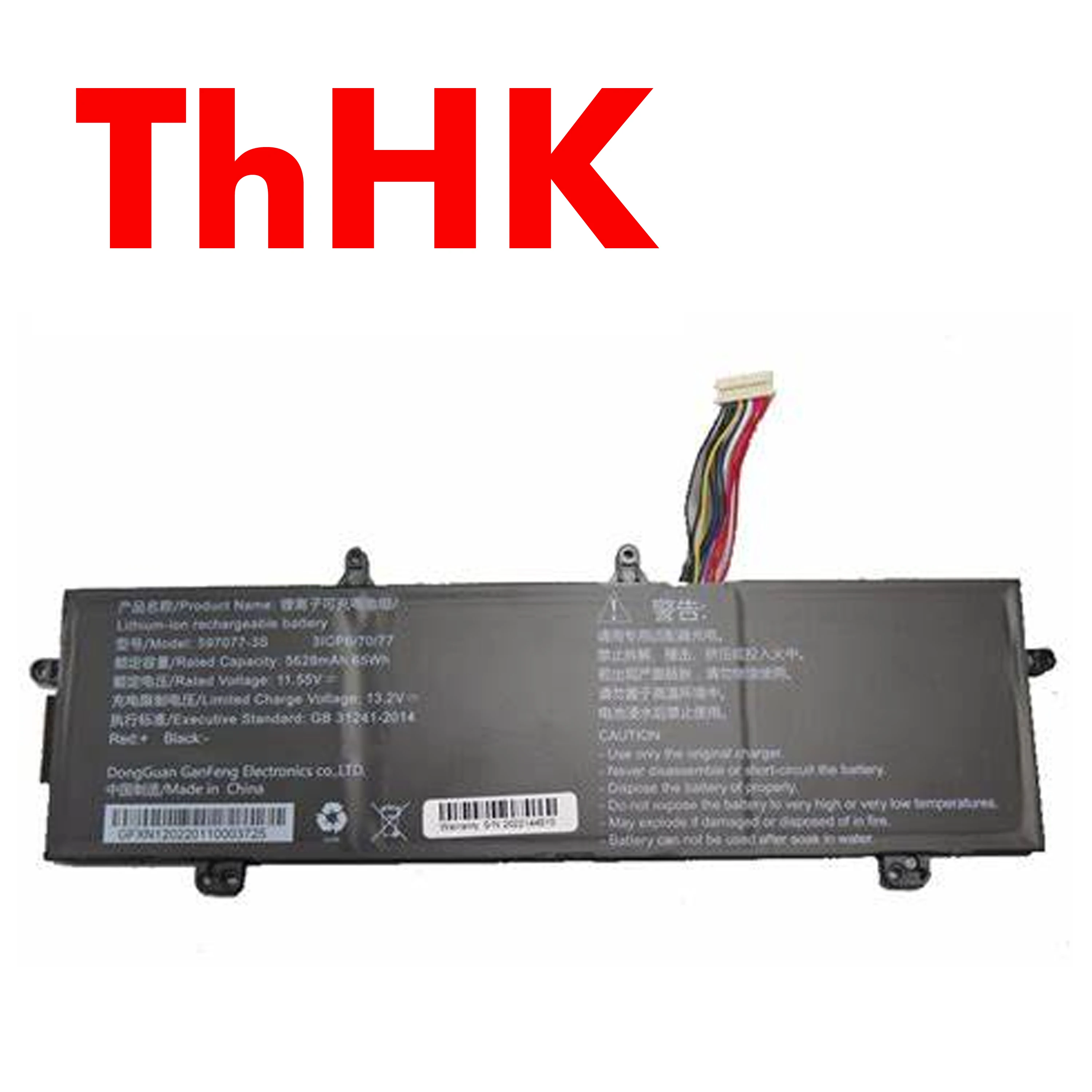 Genuine Original 65Wh 5628mAh 11.55V 597077-3S 3ICP6/70/77 Battery For Machcreator-14 BF9SU Machcreator-14 BS9SU