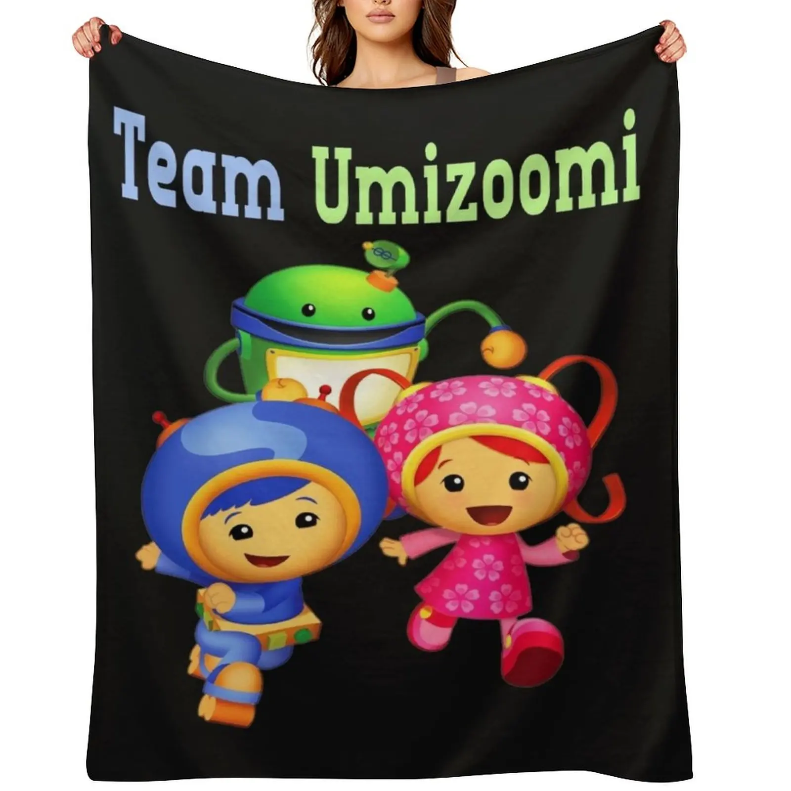 Подарок команды Umizoomi для фанатов, фланелевые винтажные фланелевые плед-одеяла