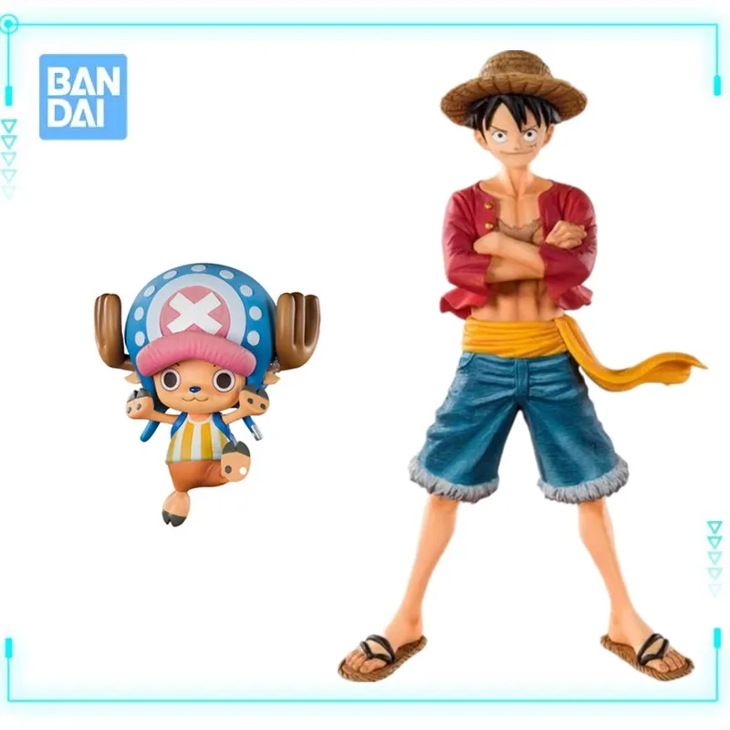 

In Stock Bandai Original One Piece Anime FiguartsZERO Monkey D. Luffy Chopper who loves marshmallows Action Figure Toys Doll