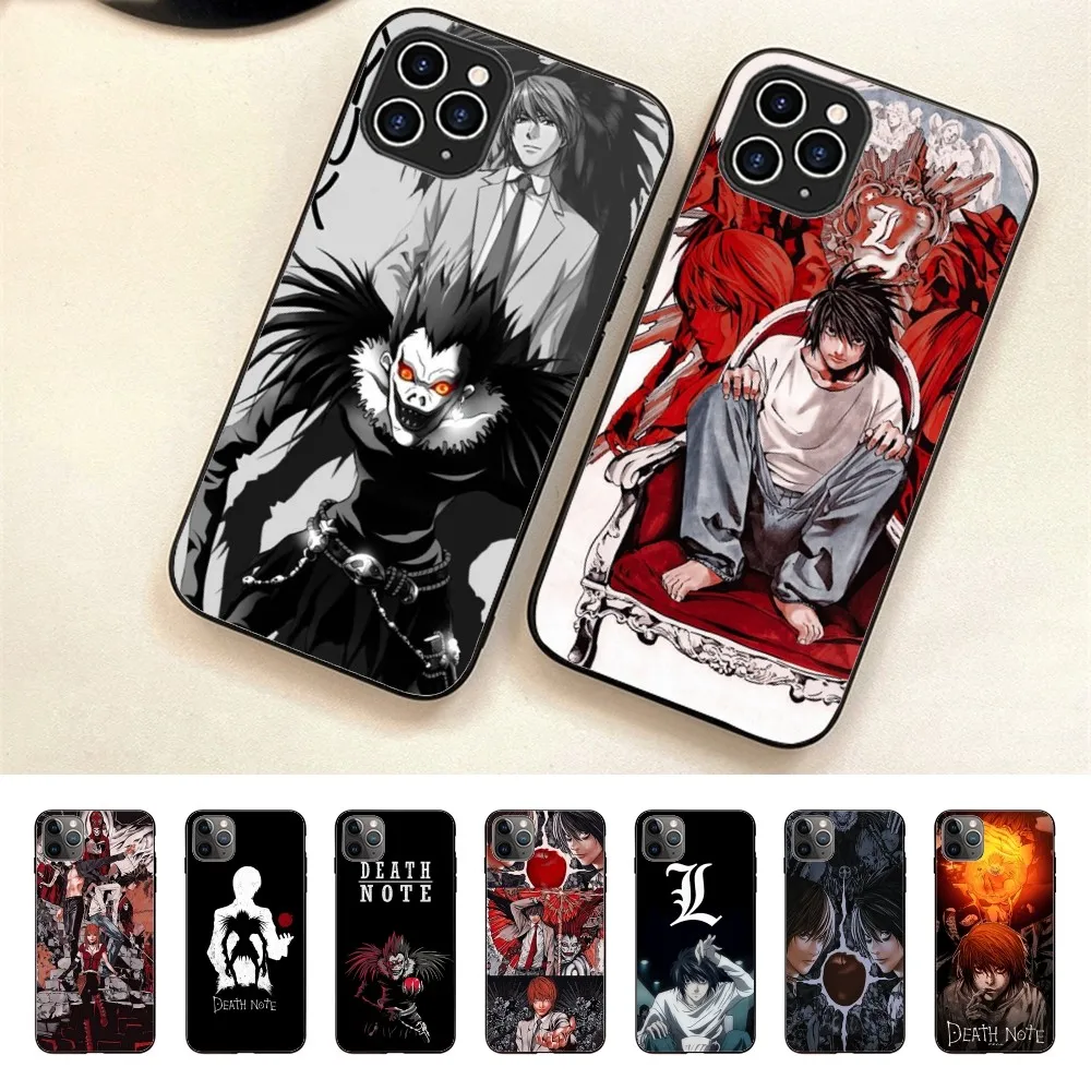 Death Note Yagami Light L Lawliet Phone Case For Iphone 15 11 13 14 Pro Max 7 8 Plus X Xr Xs Max Se2020 12mini Cover Case