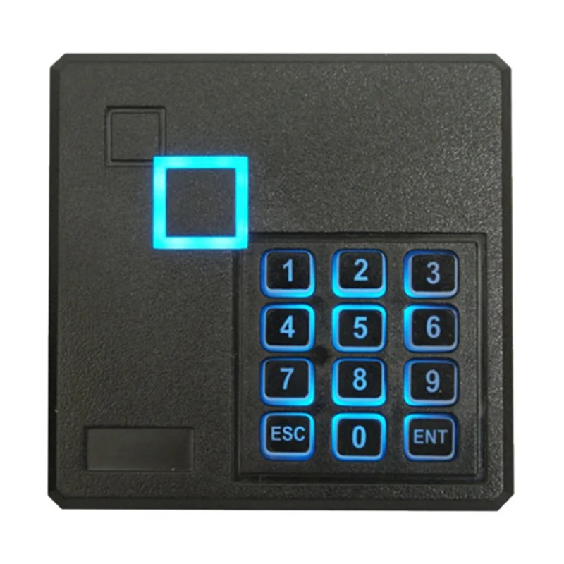 Lettore di controllo accessi BTLIFE-RFID Lettore di schede di controllo accessi con password magnetica Wiegand 26/34 Uso in uscita con controllo accessi Mac