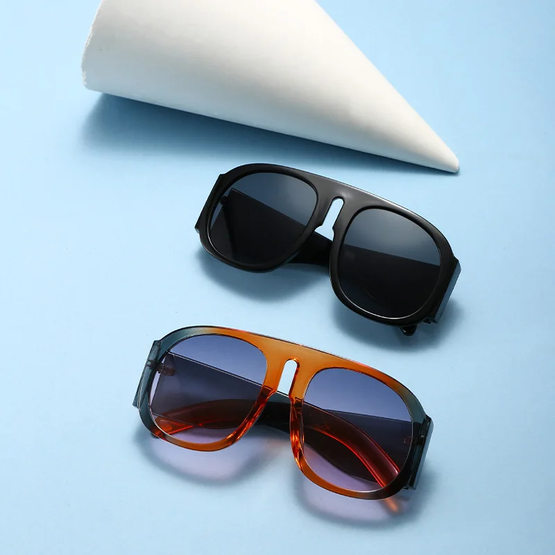 إطار كبير نظارات نظارات شمسية النساء الرجال موضة نظارات شمسية فاخرة في الهواء الطلق الرياضة النظارات سيدة رجل UV400 نظارات واقية #1