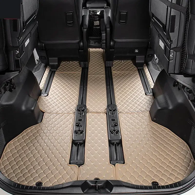 

For alphard/vellfire 2008 2022 leather custom fit car floor mats left/right Car Accesorios