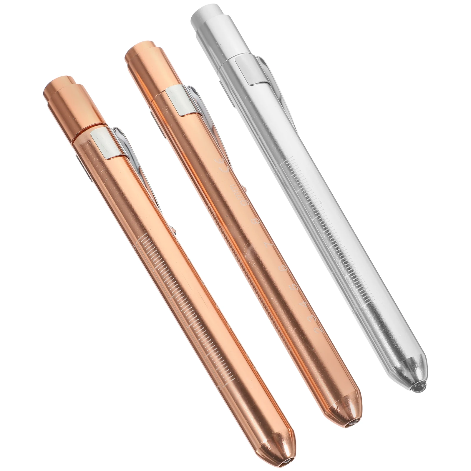 

3pcs LED Penlights 13 5cm Warm White Reusable Nurse Healthcare Flashlight AAA Perfect for Medical Students Home Use