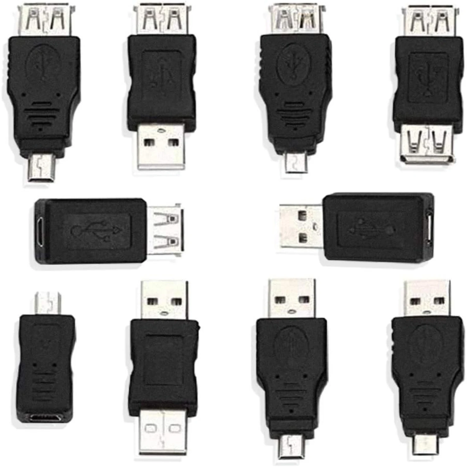 Convenient, Durable, and Versatile Mini 5 Pin Male to Female Micro USB Changer Adapter Converter for Seamless Data Transfer Expe