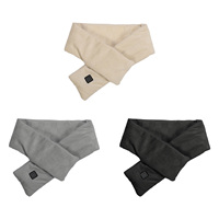 Electirc Neck Wrap Heated Scarf 3 Temperature Adjustable Safe USB Heating Scarf Cotton Nylon and Plush Cozy Comfortable