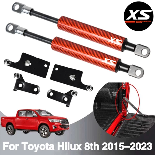 Imagen 1 del producto Amortiguadores de asistencia para puerta trasera, amortiguador de soporte de elevación para Toyota Hilux Revo 2015-2024 GUN125 GUN126, 2 uds.