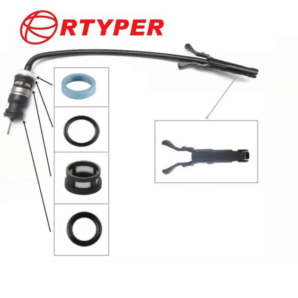 12 PCS Fuel Injector 17091432 Retaining Clips Repair Kits For Buick Chevrolet Gmc 03001+32016