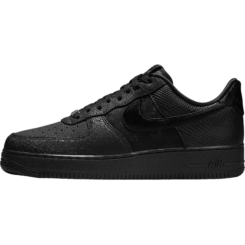 Nike véritable Air Force 1 chaussures de basket-ball basses décontractées en cuir pour hommes HQ1977-001