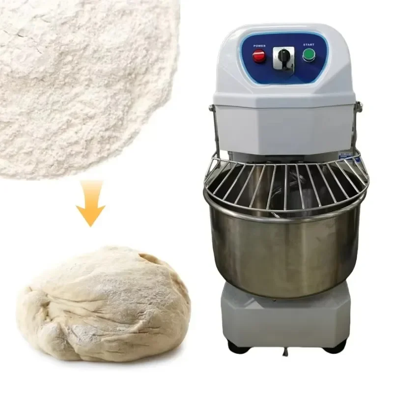 High Capacity Mixer Dough Machine Spiral Dough Mixer 25kg Flour Commercial Spiral Food Grade Dough Mixer