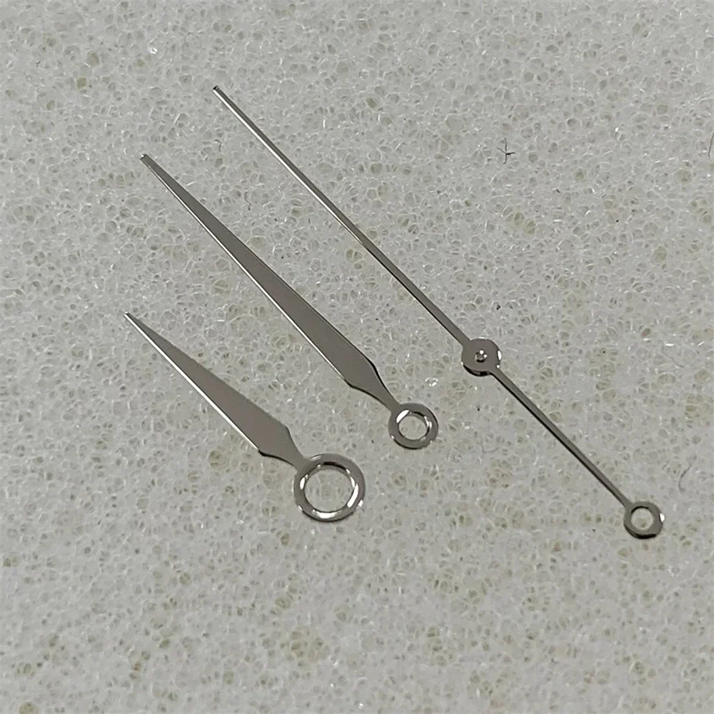 Agujas para reloj mecánico, 13mm x 13mm x 9mm, manecillas NH35 sin punteros luminosos de oro rosa/plata/dorado para movimiento NH35 NH36 4R 7S, nuevo
