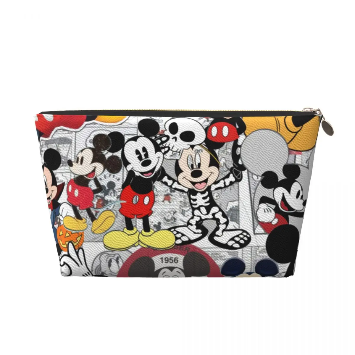 Custom Travel Comics Mickey Mouse Toiletry Bag Portable Cartoon Cosmetic Makeup Organizer Women Beauty Storage Dopp Kit Case