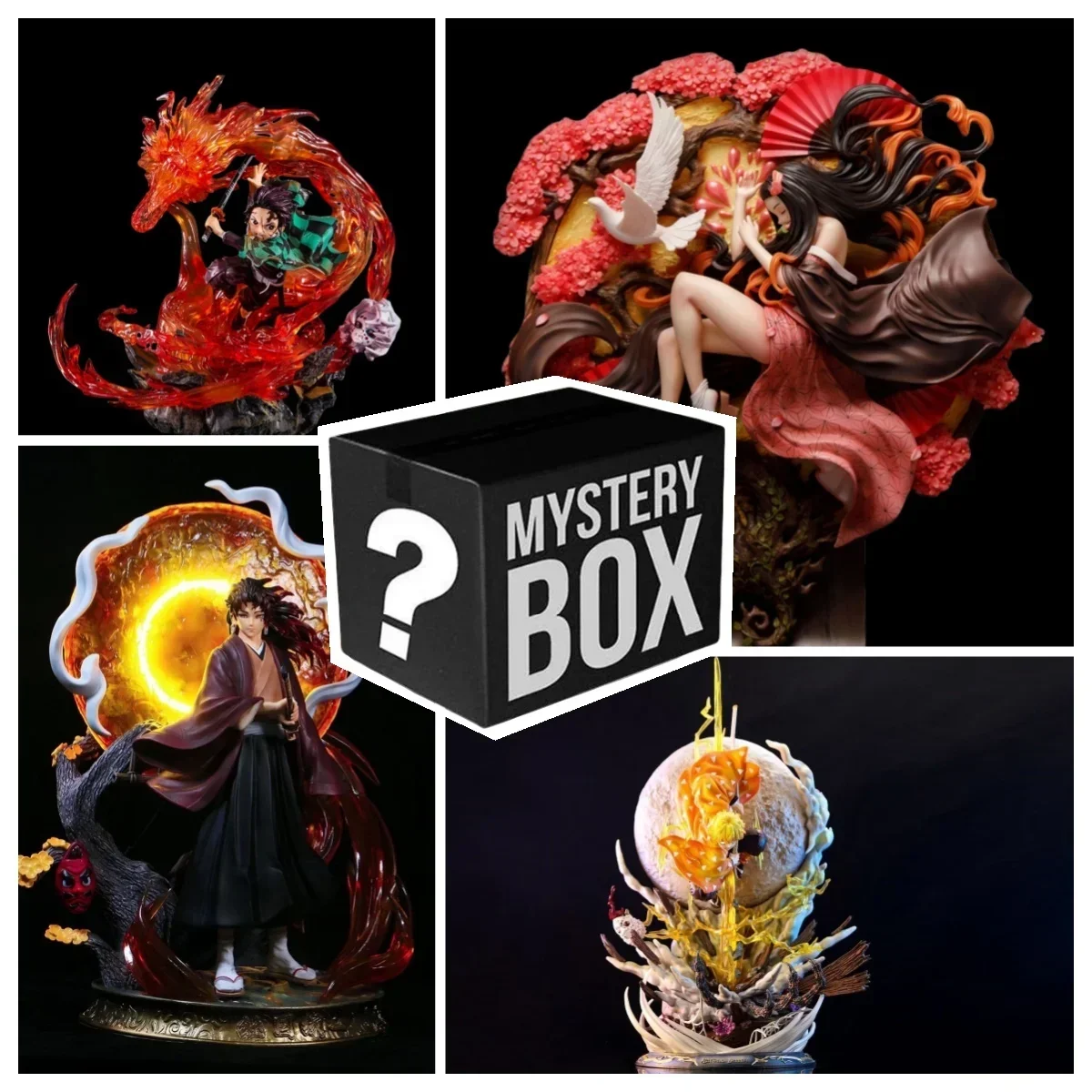 

Ghost Annihilation BladeBlind Box Random YouBean Battle Shanyi Flame Pillar Fire God and Other Handmade Surprise Boxes Toy Gifts
