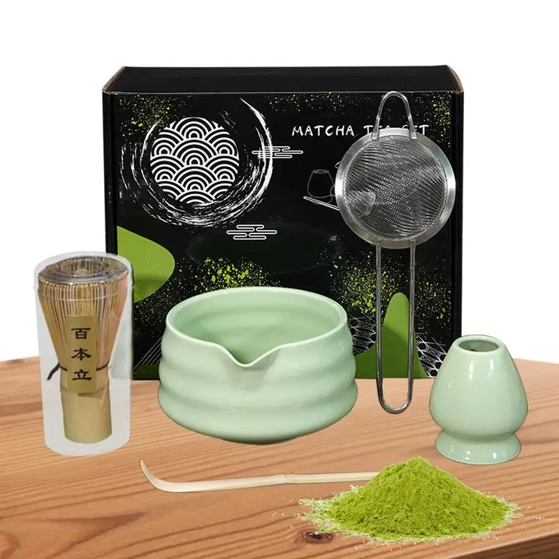 

Matcha Whisk Scoop Set Authentic Tea Set Natural Safe Matcha Set Professional Matcha Whisk Set Matcha Kit For Matcha Lovers