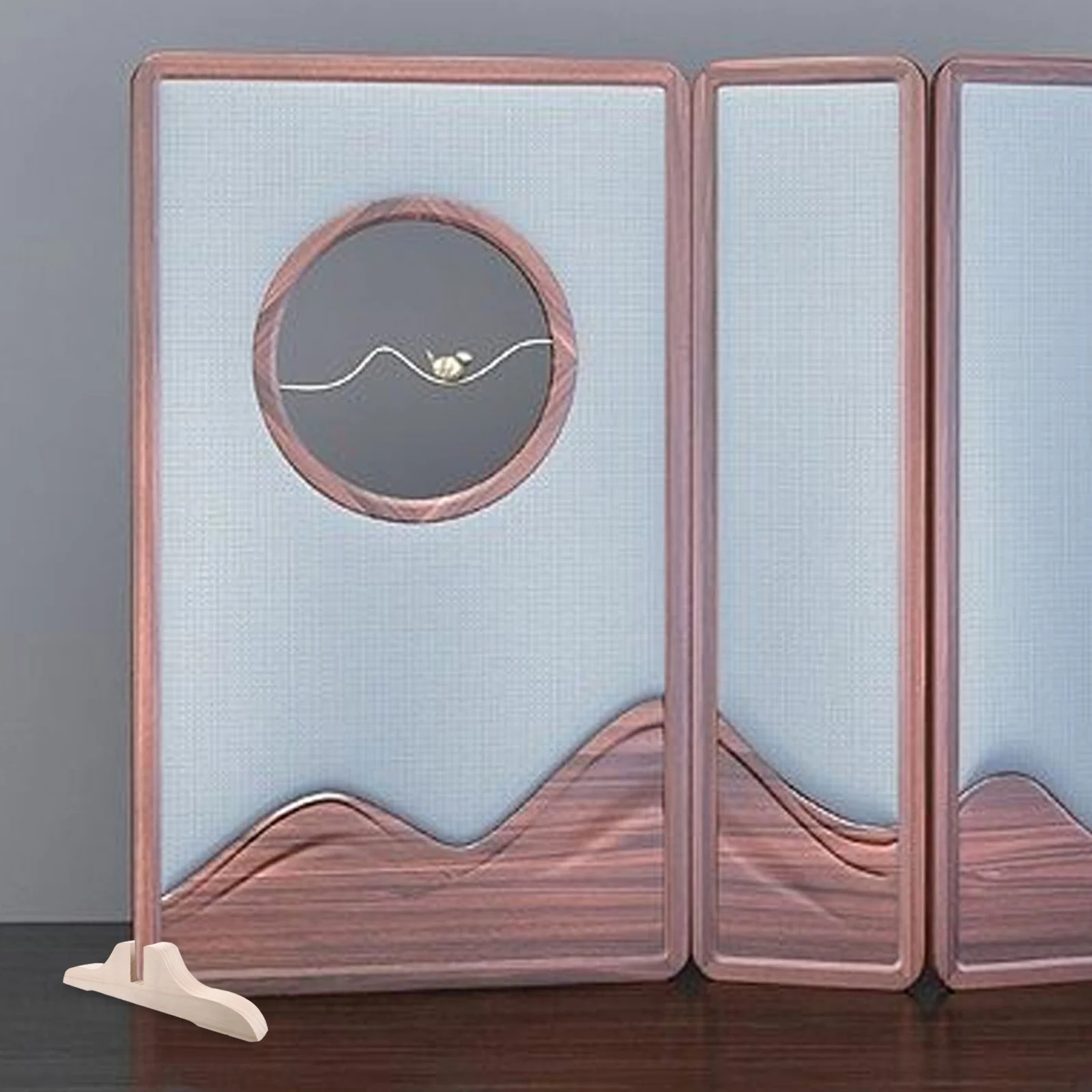 

2Pcs Thickened Divider Base Strong Room Screen Stand for Home Office Privacy Partition Fits Most Folding Screens Wear Resistant