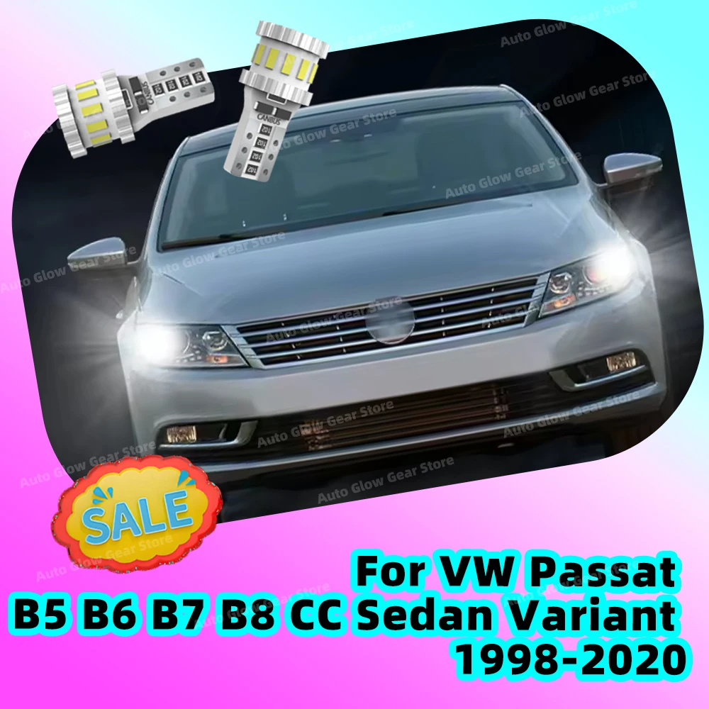 2x T10 Auto Led-lampen Parkplatz Lampe Für VW Passat B5 B6 B7 B8 CC Limousine Variante 1998-2017 2018 2019 2020 Innen Ausverkauf Lichter