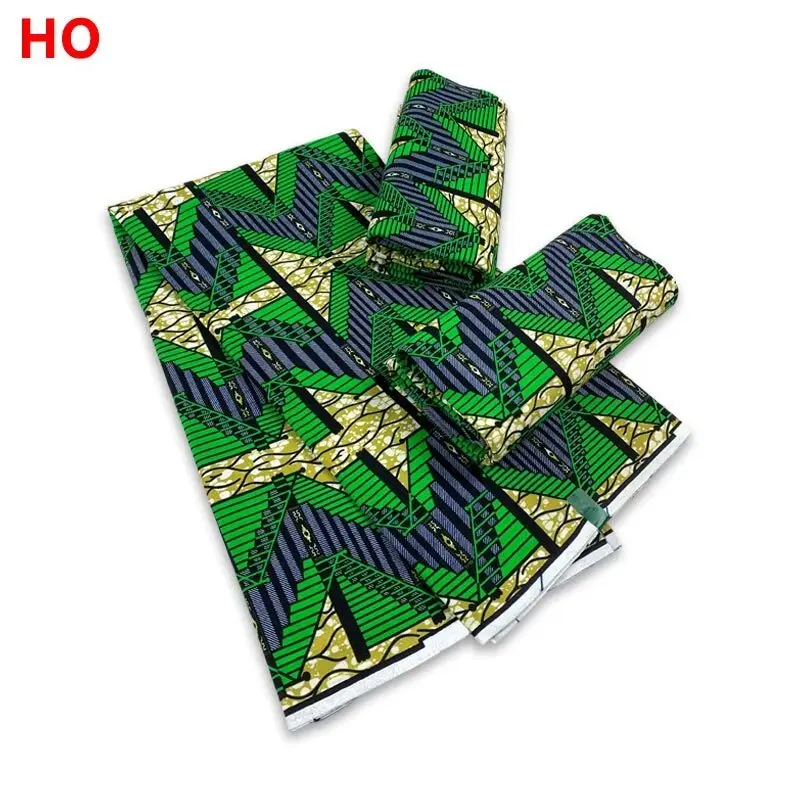 African Wax Printed Fabric 6 Yards Patchwork Sewing Dresses Material Artwork Accessory For Handsewing High Quality Cloth