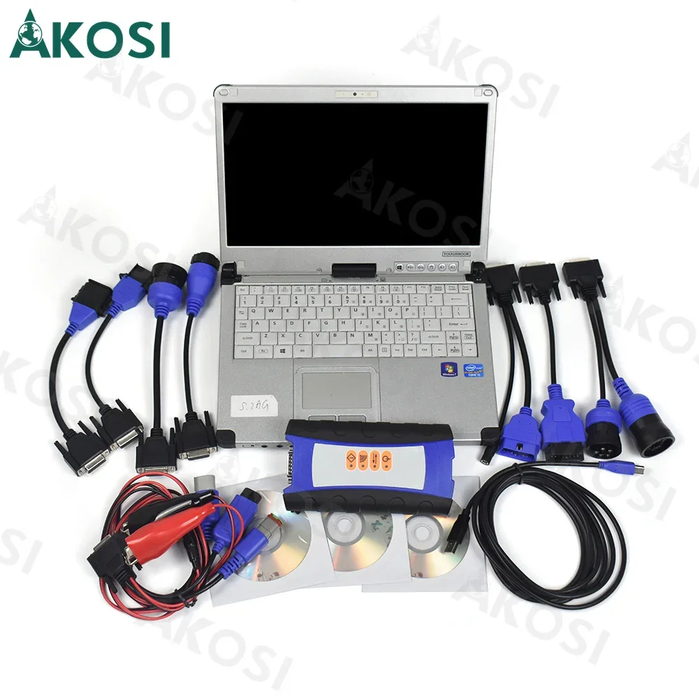 

CFC2 ноутбук и диагностические инструменты для грузовиков 125032 USB-сканеры для тяжелых грузовиков Инструмент диагностики USB Link NEXIQ-2 USB LINK