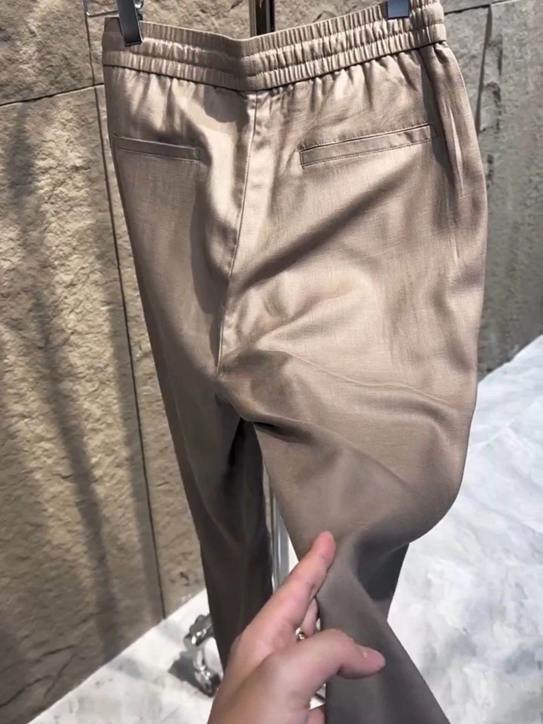 

Весенне-летние мужские новые простые универсальные льняные повседневные брюки: комфортные, дышащие, прямого кроя, для молодежи