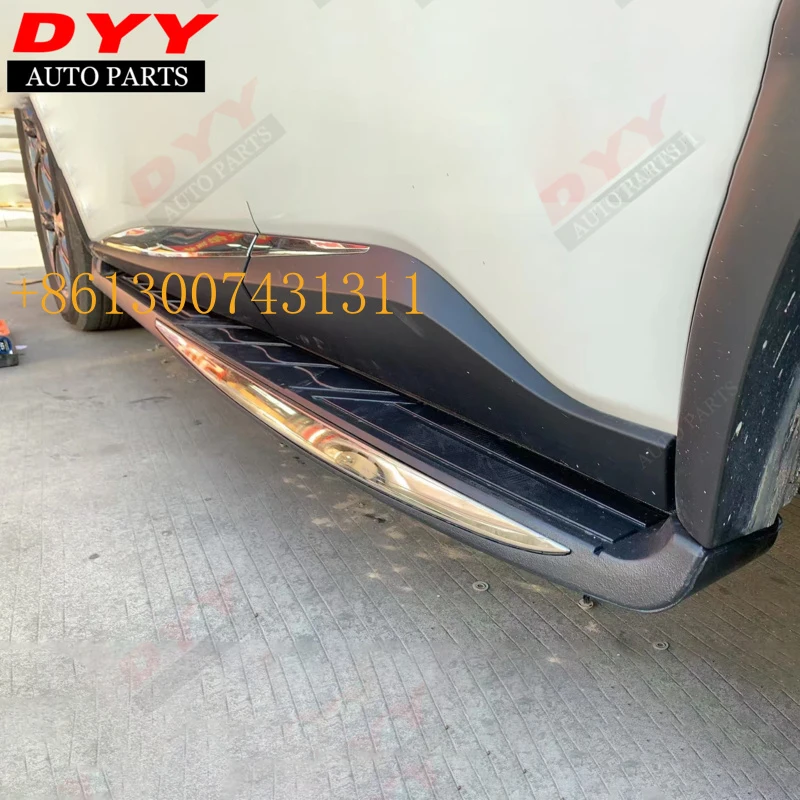Anti-Slip Thick Aluminum Side Running Boards Mid-size Comfort Family SUV Foot Steps
