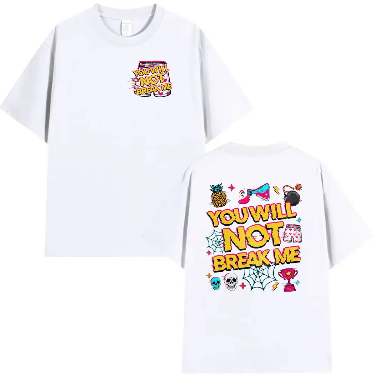 Dungeon Crawler Carl You Will Not Break Me T Shirt Princess Donut Game Short Sleeve T-shirt Men Women 100% Cotton Oversized Tees