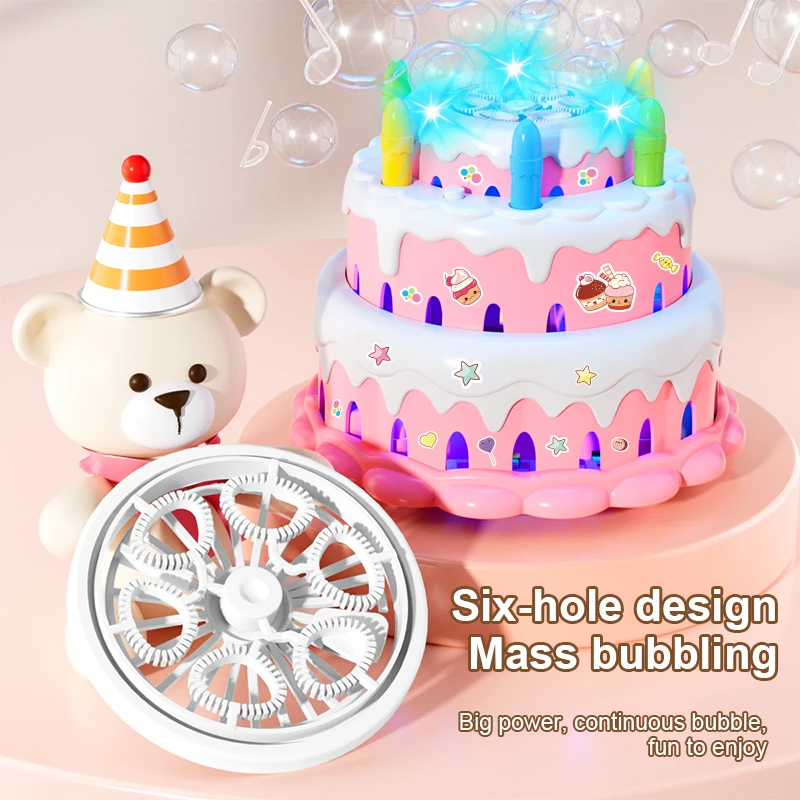 Singing Cake Bubble Machine 6