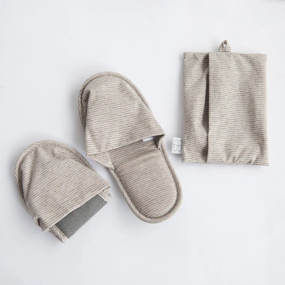 Travel Portable Slipper With Storage Bag Multiple Use Hotel Spa Folding House Home Guest Indoor Slippers Convenient