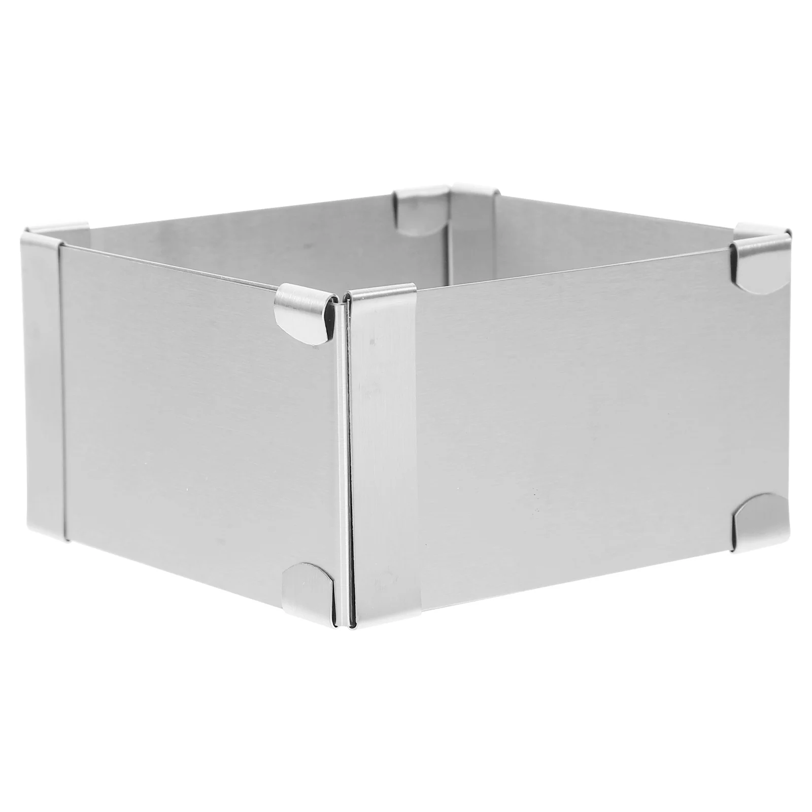 

Square Stainless Steel Cake Ring 3.5 Inch Reusable Mould for Baking DIY Mousse Pastry Non-Stick Dessert Tool Oven Safe