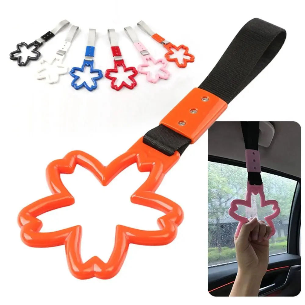 

Handle Charm Car Tow Strap Bumper Supplies Rear Bumper Warning Ring Handle Strap Car Handrail Belt Car Hand Pull Ring