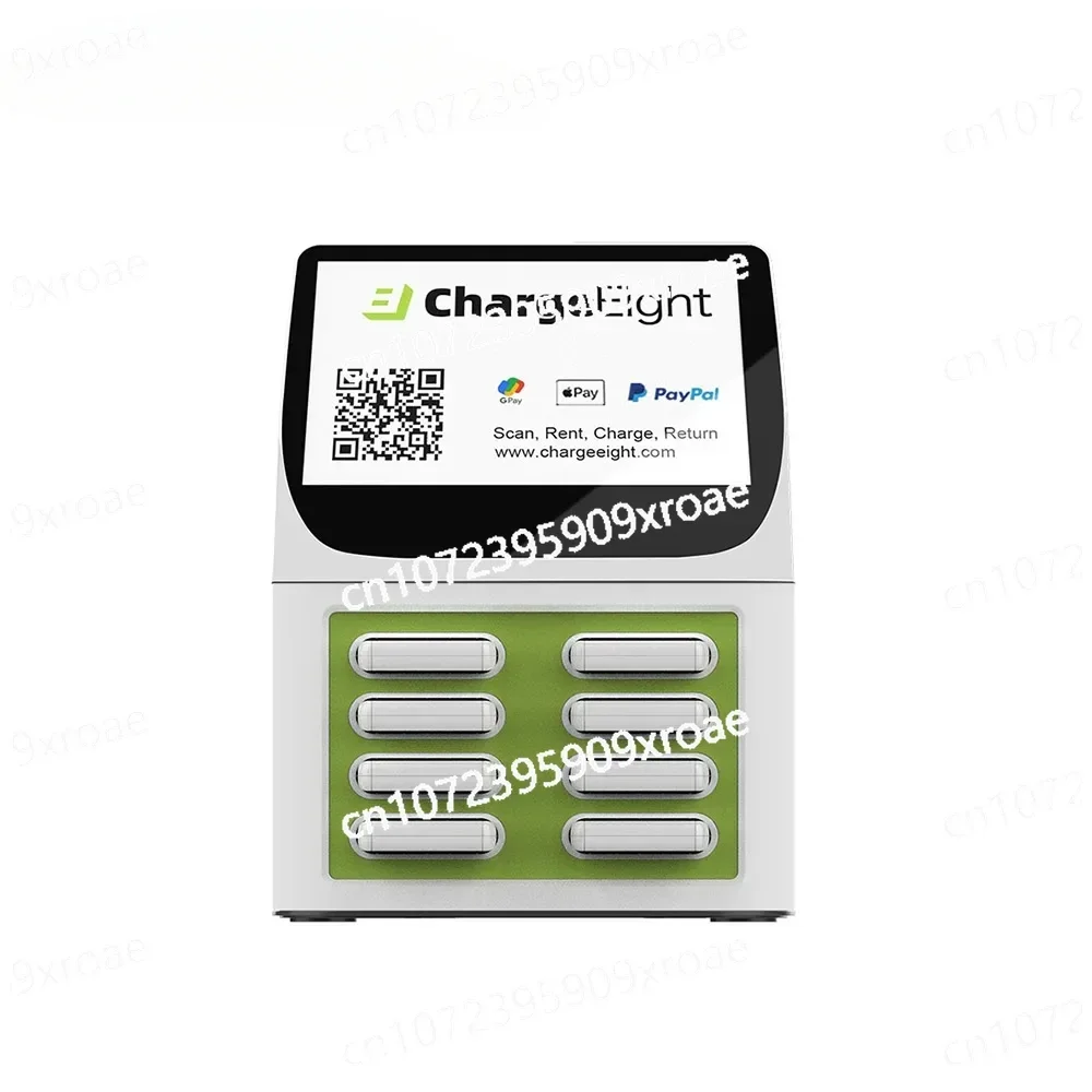 Public Cell Phone Charging Stations Sharing Power Bank 8 Slots Battery Vending Machine Portable Charger Rental