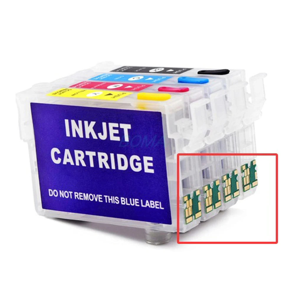 1 مجموعة T604XL قوس السيارات إعادة تعيين رقاقة T604 لإبسون XP-2200 XP-2205 XP-3200 XP-4200 XP-4205 WF-2910DWF طابعات خرطوشة متوافقة #3