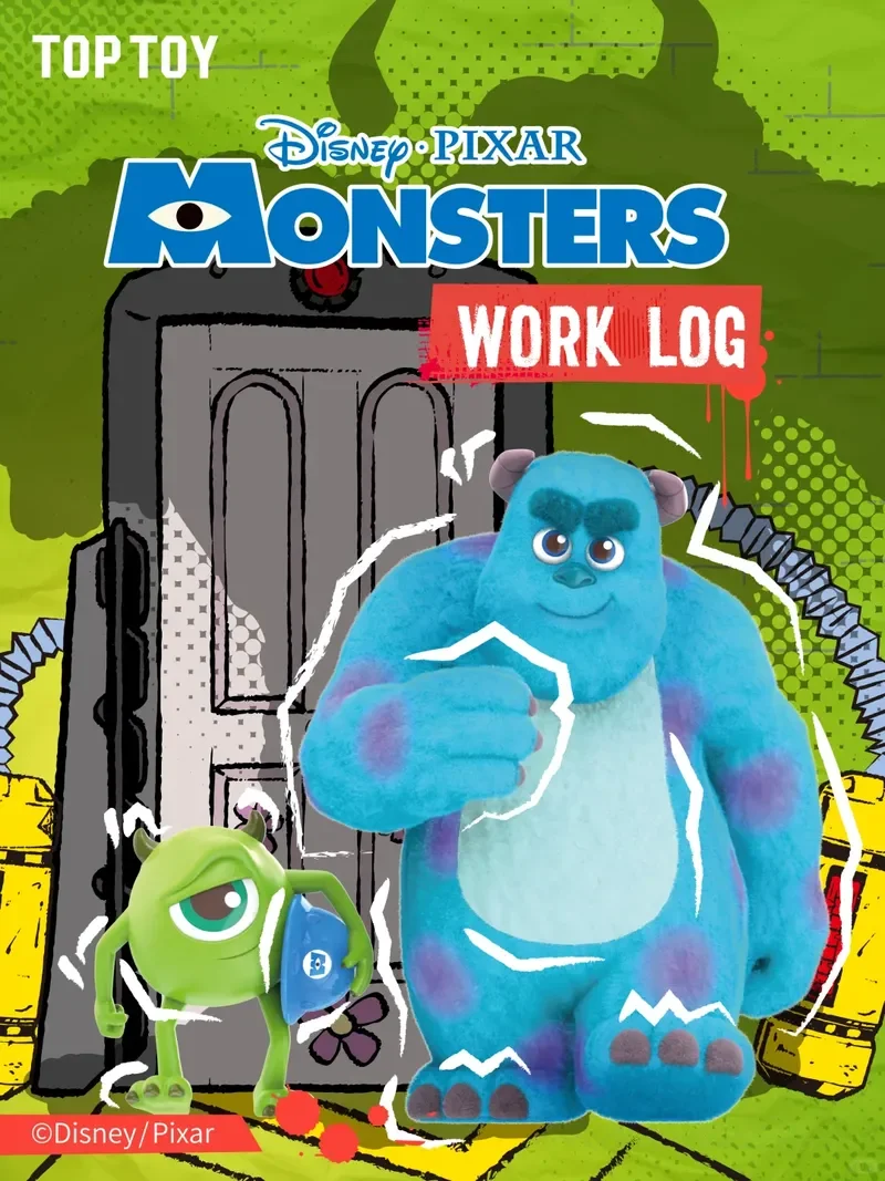 

Подлинный Disney Pixar Monsters Inc. Рабочий дневник серии, слепая коробка-сюрприз, большой глаз, монстр, настольное украшение, подарок для девочек