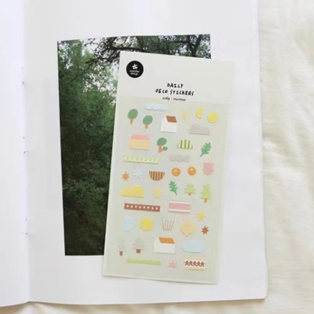 Korean Import Suatelier Travel Home Life Study Friend Stickers Scrapbooking Diy Journaling Diary Stationery Sticker School Gift image 3
