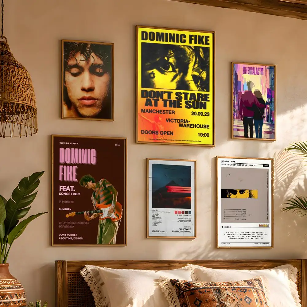 Pop Singer D-Dominic Fike Bedroom Decor Hack Home Styling Prop Warm Visual Focus Fresh Room Look Modern Wall Accent Poster