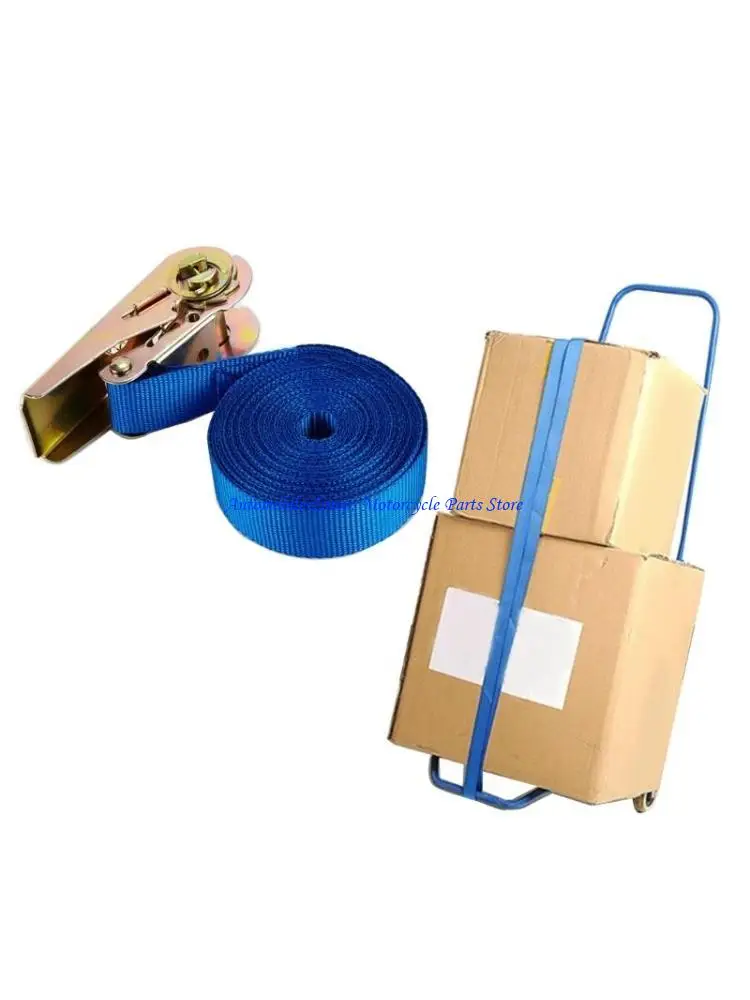 H7BD Lashing Straps Cargo Tie Down Strap with Ratchet Heavy Duty Roof Rack Strap Ratchet Straps(6/13/19/32ft)