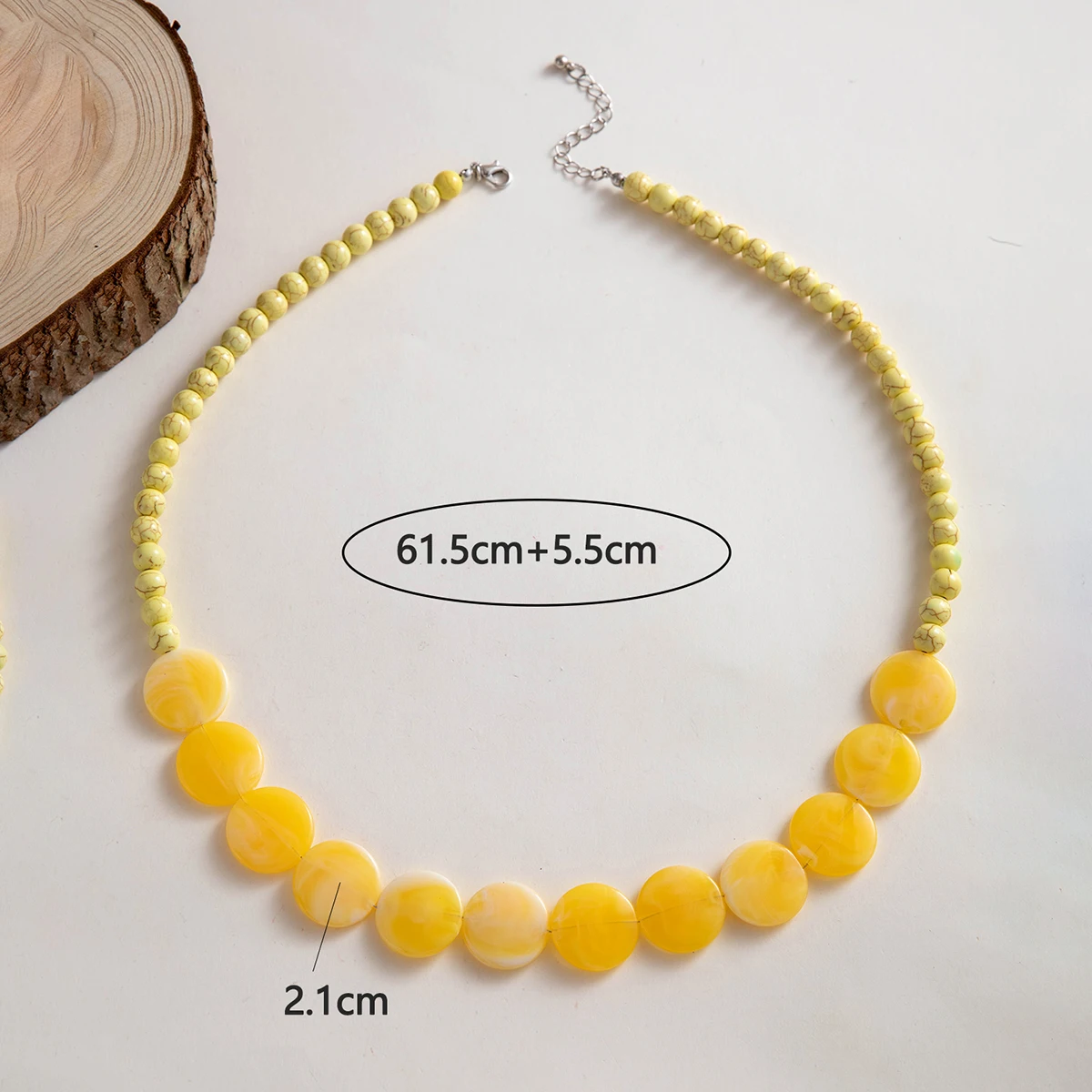 Tocona Elegant Senior Handmade Bead Long Chian Necklace Charms Hollow Geometry Alloy Metal Autumn/Winter Sweater Chain Jewelry